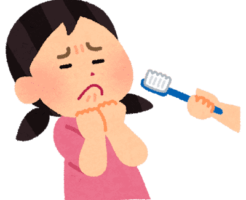 歯磨きを嫌がる子供
